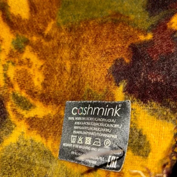 Fraas Super Soft Multi Color Cashmink Scarves Shawls Scarf Made in Germany New - Picture 6 of 10